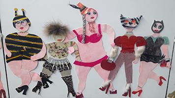 Regina Fritsch, Collage