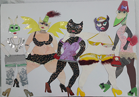 Regina Fritsch, Collage