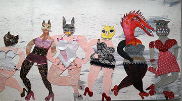 Regina Fritsch, Collage