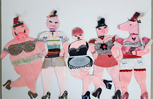 Regina Fritsch, Collage